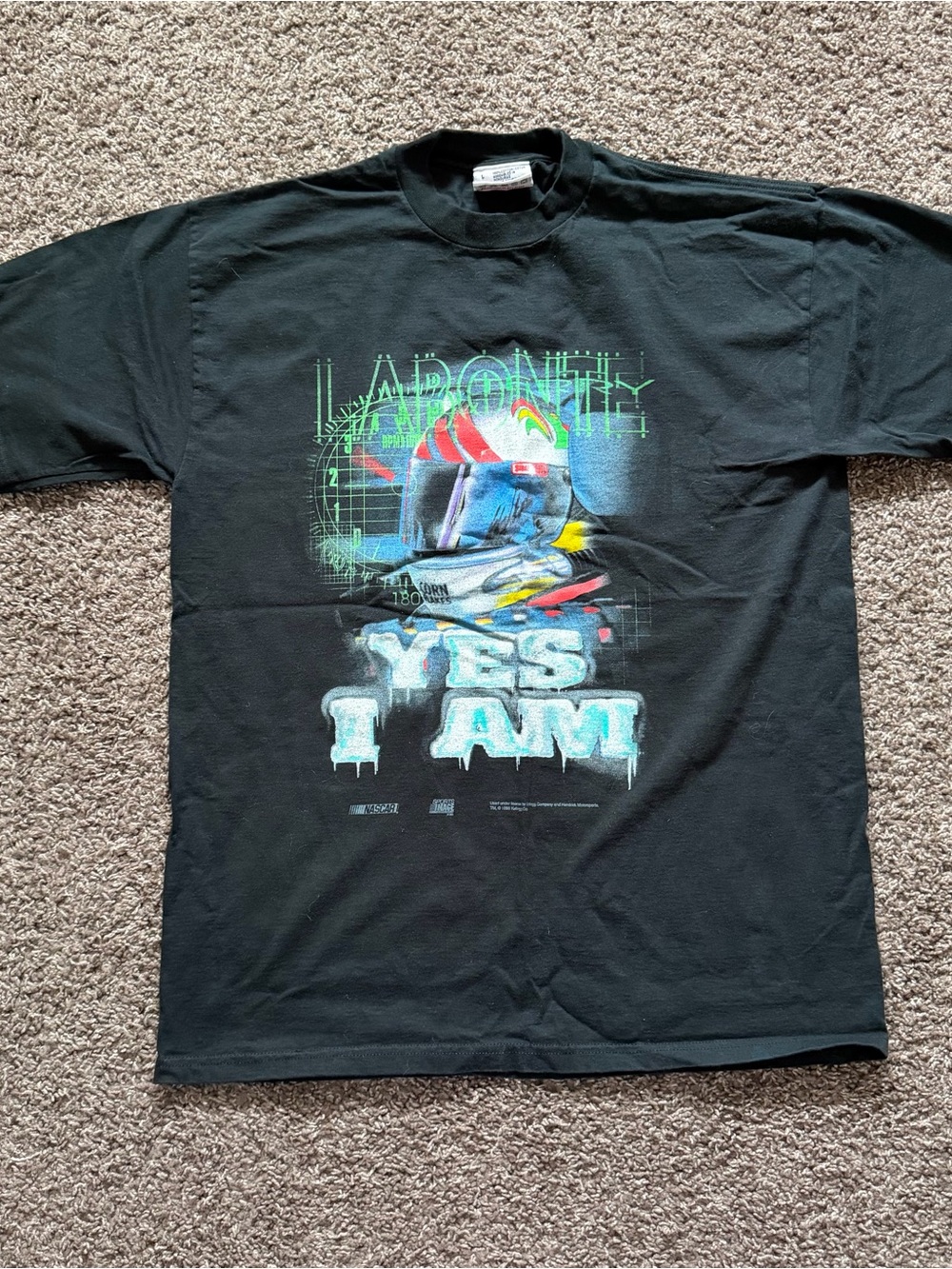 Vintage 1998 Terry Labonte The Ice Man NASCAR Tee Size L